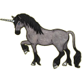 Unicorn Arabian Horse Black